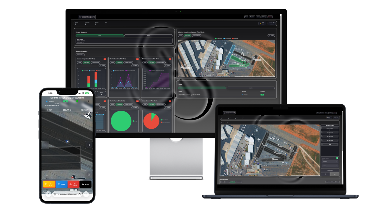 Cloud-Hosted Fleet Monitoring and Control App for Mobile Robots